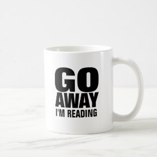 Salgo, estoy leyendo las tazas de café divertidas