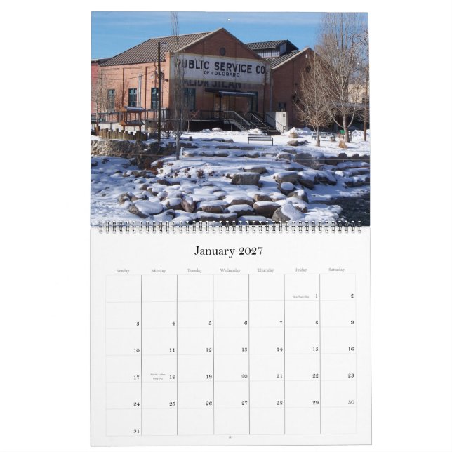 Salida Colorado, Calendario 2013 (Jan 2027)