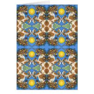 SALIDA DE AUTUMN EN UNA TARJETA DE CABALLO UNICORN