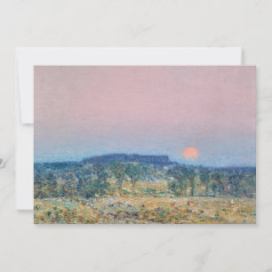 Salida de la luna en septiembre   Childe Hassam