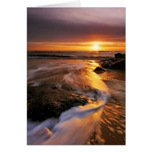 Salida del sol 6. de la playa de Southwold