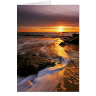 Salida del sol 6. de la playa de Southwold