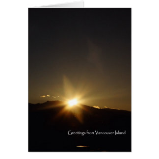 Salida del sol de la montaña