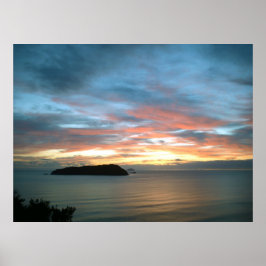 Salida del sol de los posters de Nueva Zelanda