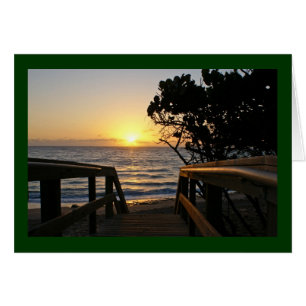 Salida del sol en el paseo marítimo