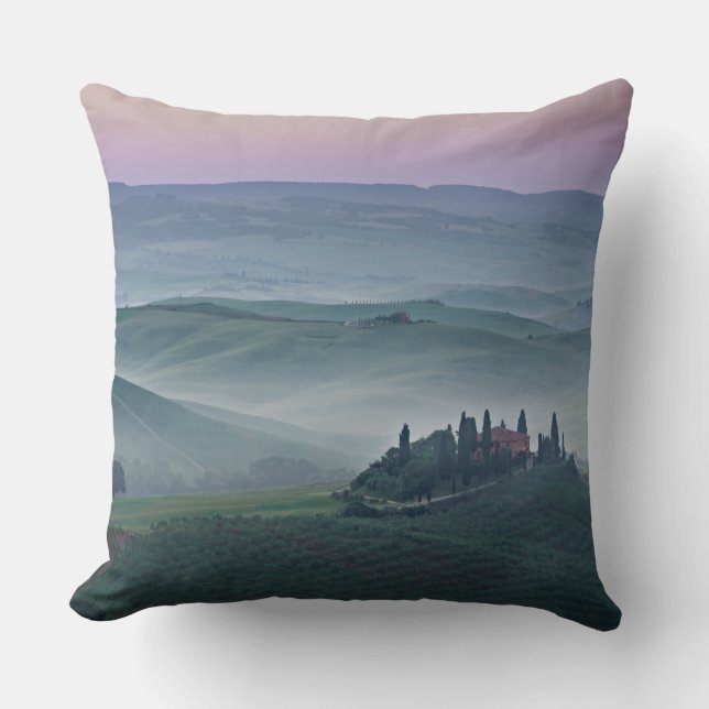 Salida del sol rosada sobre una almohada del (Anverso)