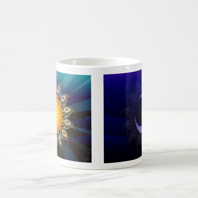 Salida del sol, taza de café echada a un lado (Centro)