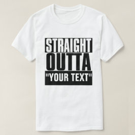 SALIDA DIRECTA CAMISA DE TEXTO DE "TU TEXTO"