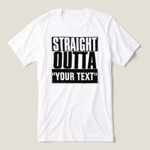 SALIDA DIRECTA CAMISA DE TEXTO DE "TU TEXTO"