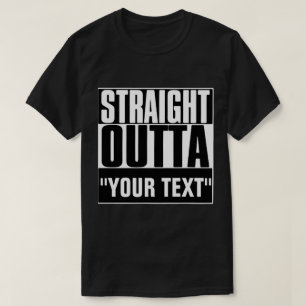 SALIDA DIRECTA CAMISA DE TEXTO DE "TU TEXTO"
