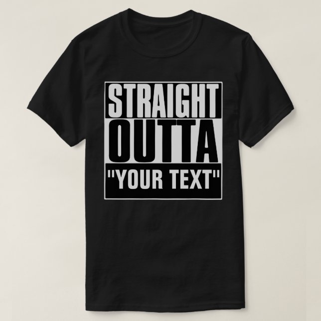 SALIDA DIRECTA DE TU Camiseta DE TEXTO (Diseño del anverso)