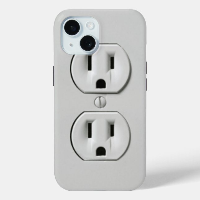 Salida eléctrica - Funda para iPhone 15 (Reverso )