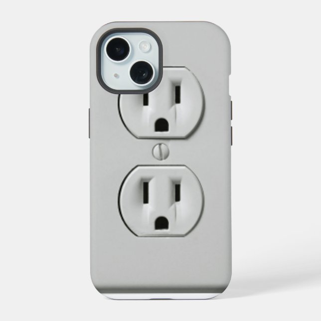 Salida eléctrica - Funda para iPhone 15 (Reverso )