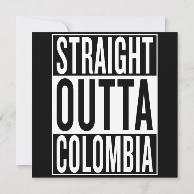 salida recta de Colombia (Anverso)