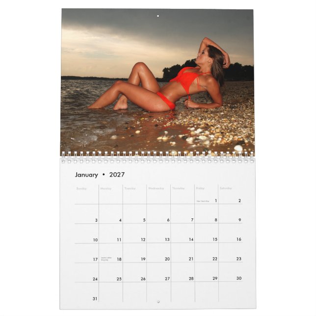 Salidas del sol y calendario de las puestas del (Jan 2027)