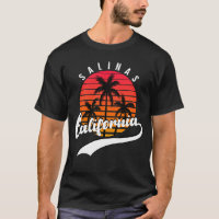 Salinas, camiseta de los hombres retro Sunset de C