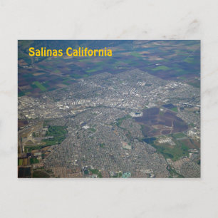 Salinas, tarjeta postal de vista aérea de Californ