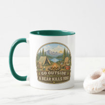 Salir Afuera Peor Caso Un Oso Te Mata Taza de Camp