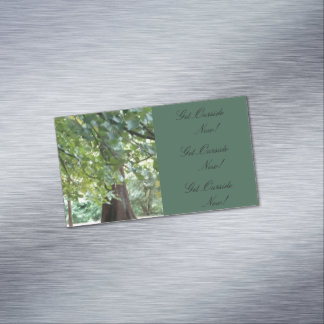 Salir ahora del imán de tarjetas de visita