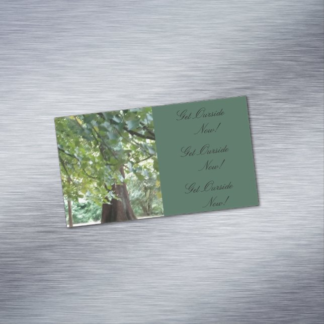 Salir ahora del imán de tarjetas de visita (In Situ)