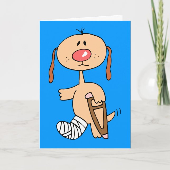 Salir Bien Pronto Tarjeta Cute (Anverso)
