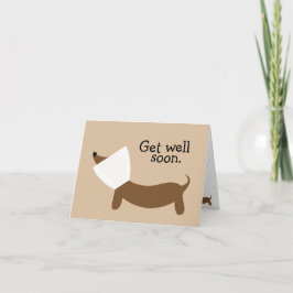 Salir Bien Pronto Tarjeta Dachshund