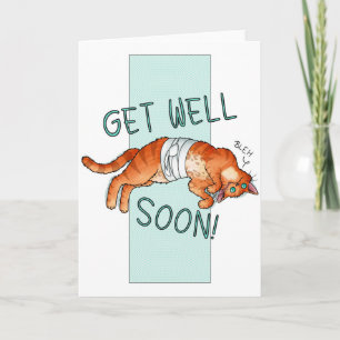 Salir Bien Pronto Tarjeta De Gato