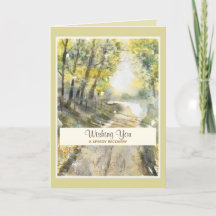 Salir Bien Pronto Tarjeta De Recuperación Rápida