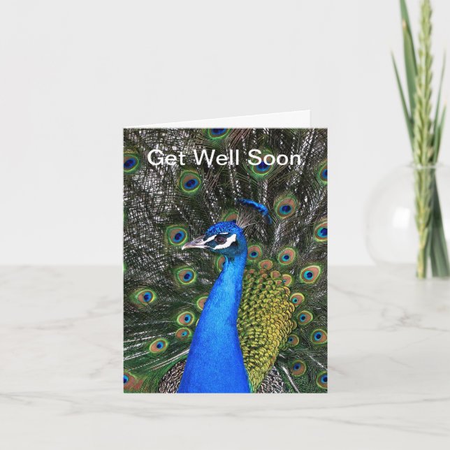 Salir Bien Pronto - Tarjeta Peacock (Anverso)