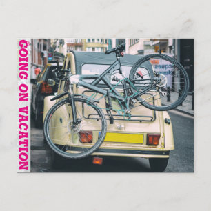 Salir Con La Tarjeta De Post De Vacaciones