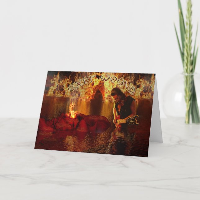 Salir de la herida en el fuego - Tarjeta (Anverso)