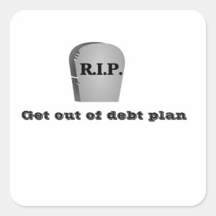 Salir de los Pegatinas del plan de deuda