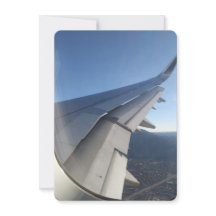 Salir de una tarjeta de notas de avión Jet