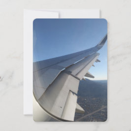 Salir de una tarjeta de notas de avión Jet