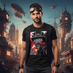 Salir del sistema Camiseta retro de alienígena s