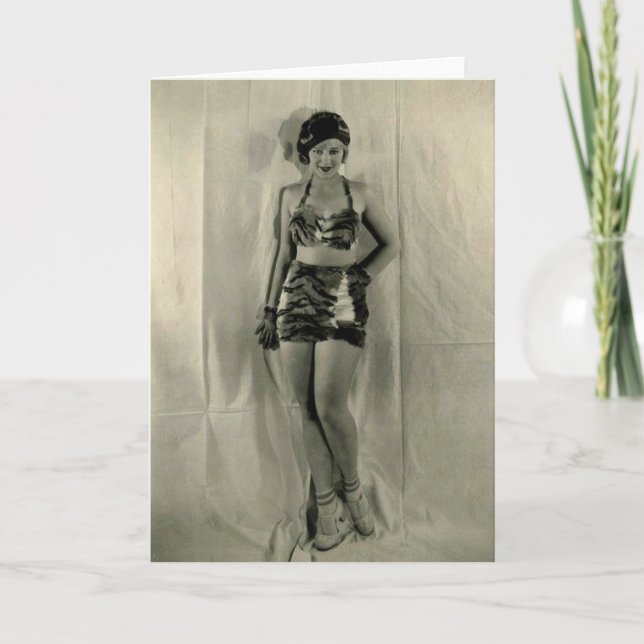 Sally Rand, tarjeta de felicitación por fotos de r (Anverso)