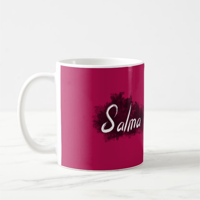 Salma - su nombre en la taza - el mejor kuandika (Izquierda)