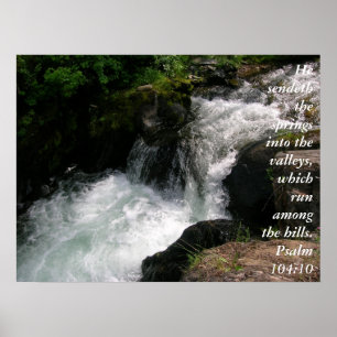 Salmo 104:10 posters