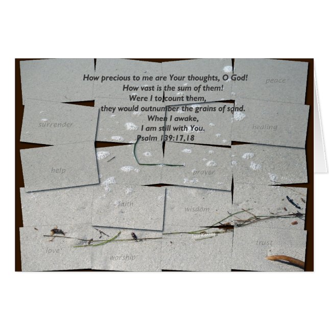 Salmo 139:17,18 (Anverso (Horizontal))