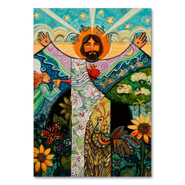 Salmo 148, tarjeta de elogio para toda creación (Anverso)