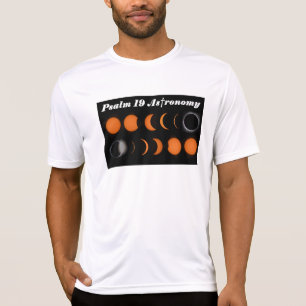 Salmo 19 Astronomía - Camiseta total del eclipse s