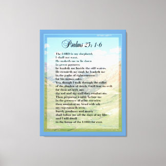 Salmo 23:1-6 Impresión de guiones