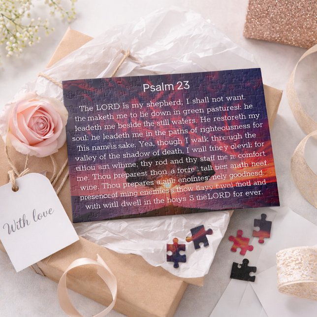 Salmo 23 Biblia Verse Tree Jigsaw Puzzle (Subido por el creador)