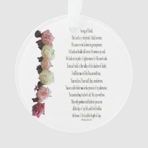 Salmo 23, Canción para David, Ornamento Acrílico C