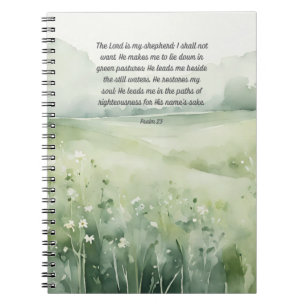 Salmo 23 El Señor es mi cuaderno de prensa de Past