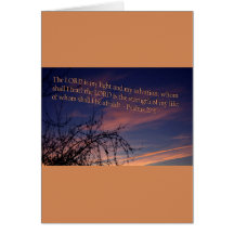 Salmo 27:1 al amanecer