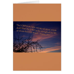 Salmo 27:1 al amanecer