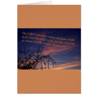 Salmo 27:1 al amanecer