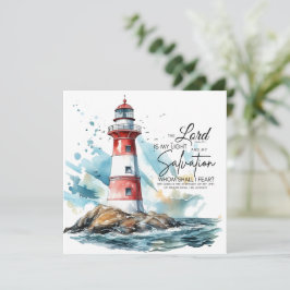 Salmo 27:1 El SEÑOR de la Biblia es mi tarjeta de