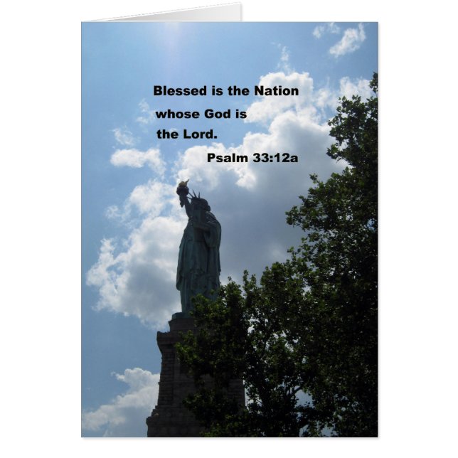 Salmo 33:12a (Frente)